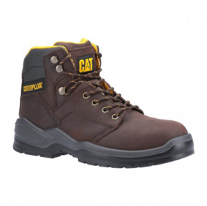 brown safety boot